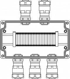 Взрывозащищенный корпус из алюминия 220x120x90мм1Ex e IIC Т5 Gb / Ex tb IIIB T95°C Db IP66 M20х1,5D8- 1201.141.20.01J DKC от поставщика КабельСпецСтрой